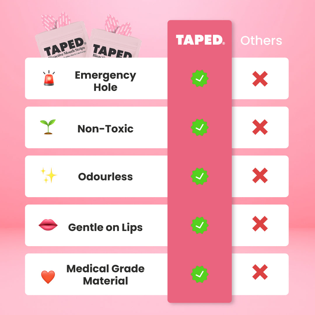 – Infused Mouth Tape for Sleep, Skin & Energy