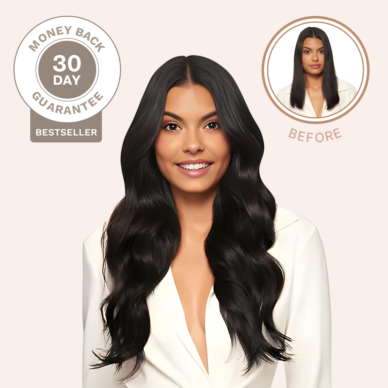 Invisible Seamless Blend Halo Hair Extension