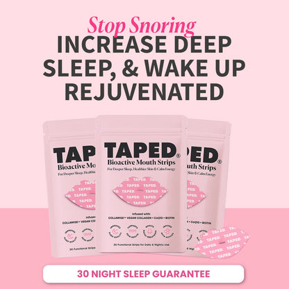 – Infused Mouth Tape for Sleep, Skin & Energy