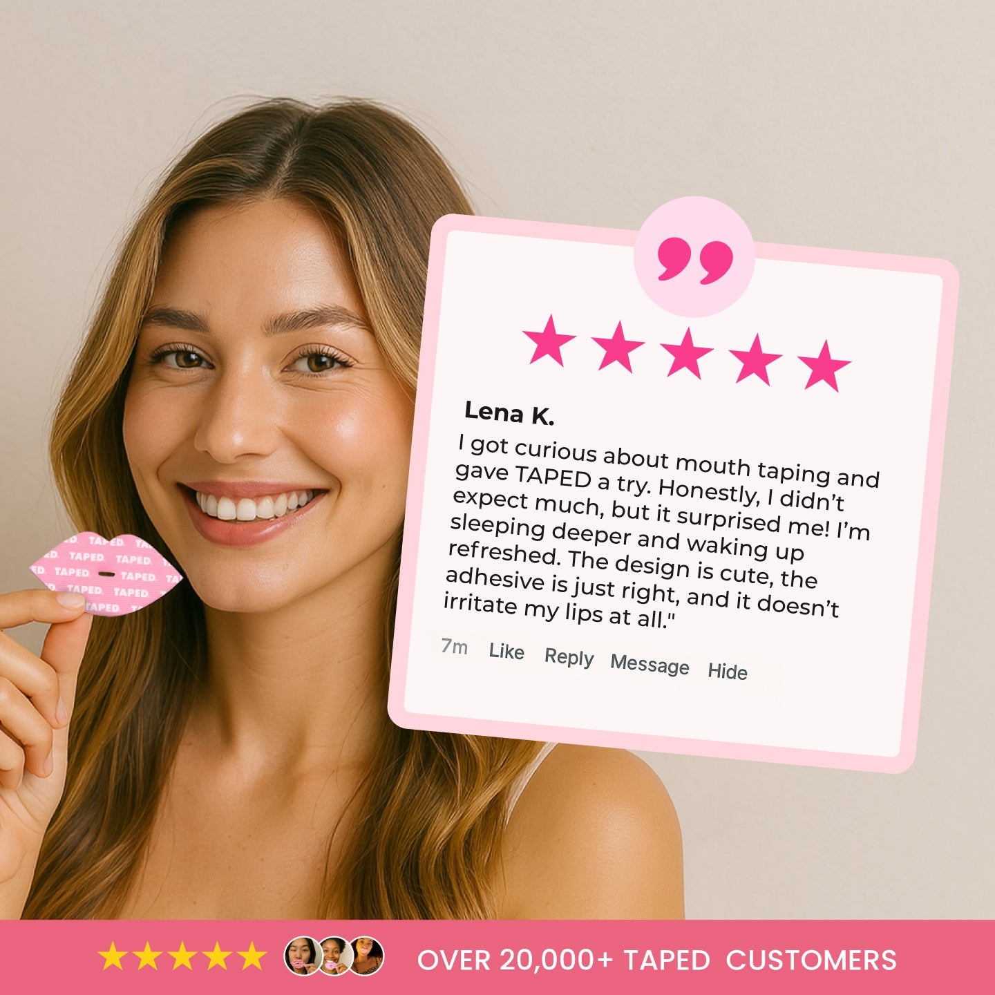 – Infused Mouth Tape for Sleep, Skin & Energy