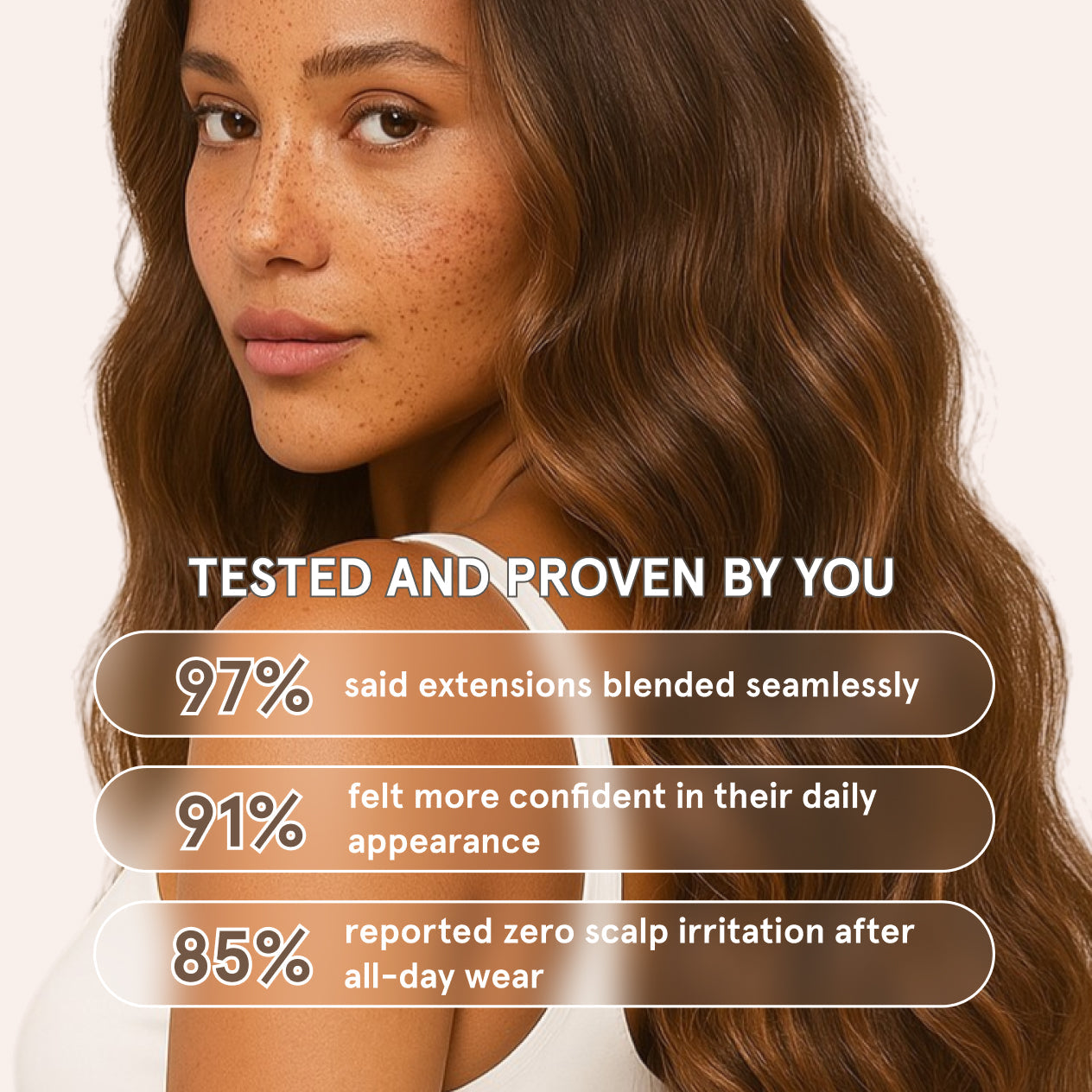 Invisible Seamless Blend Halo Hair Extension