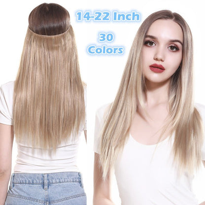 Secret Hair Invisible Halo Straight Hair Extensions - Beauty Bello