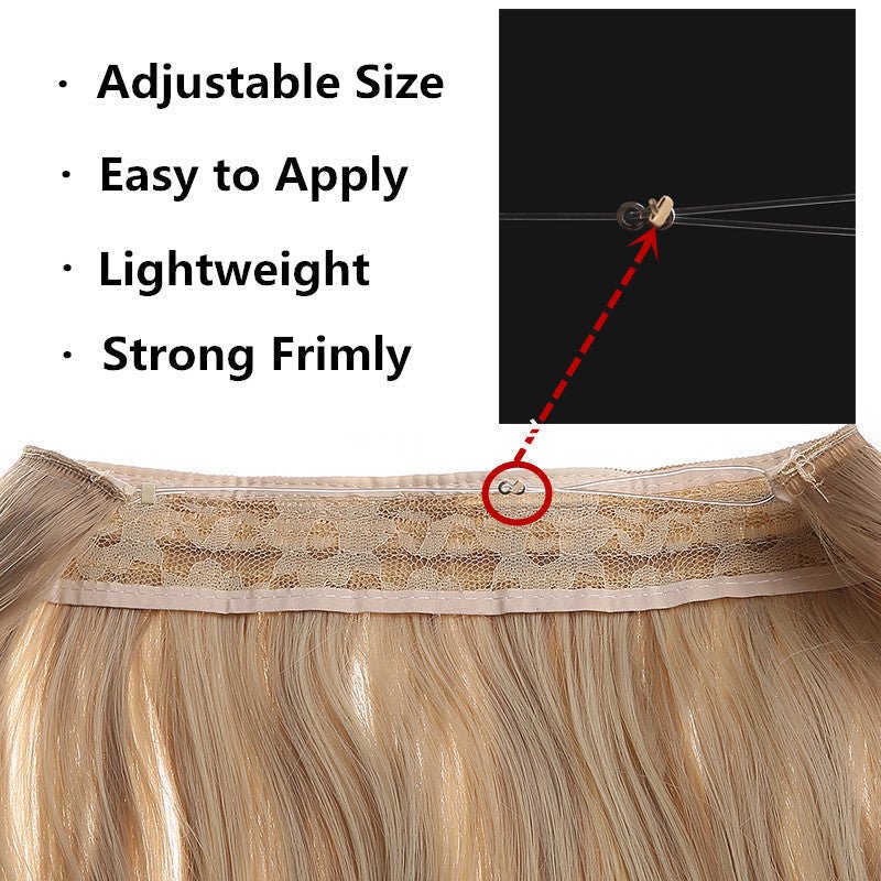 Secret Hair Invisible Halo Straight Hair Extensions - Beauty Bello