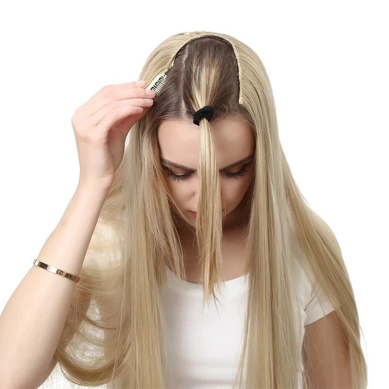 U Part Clip in Hair Extension 16 20 24 inch - Beauty Bello